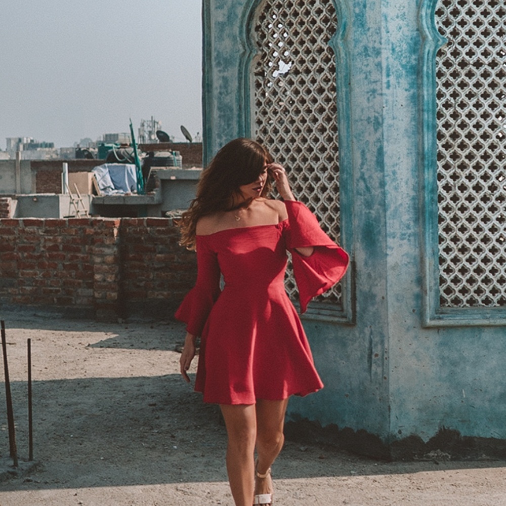 J.O.A. Red Dress